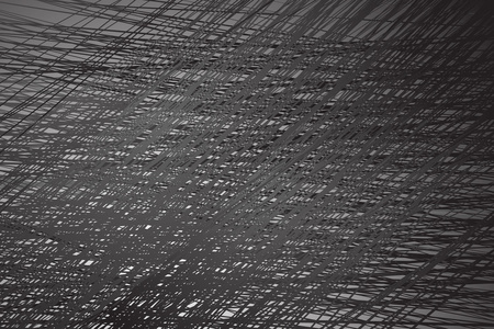 密集线条抽象背景黑色和白色照片