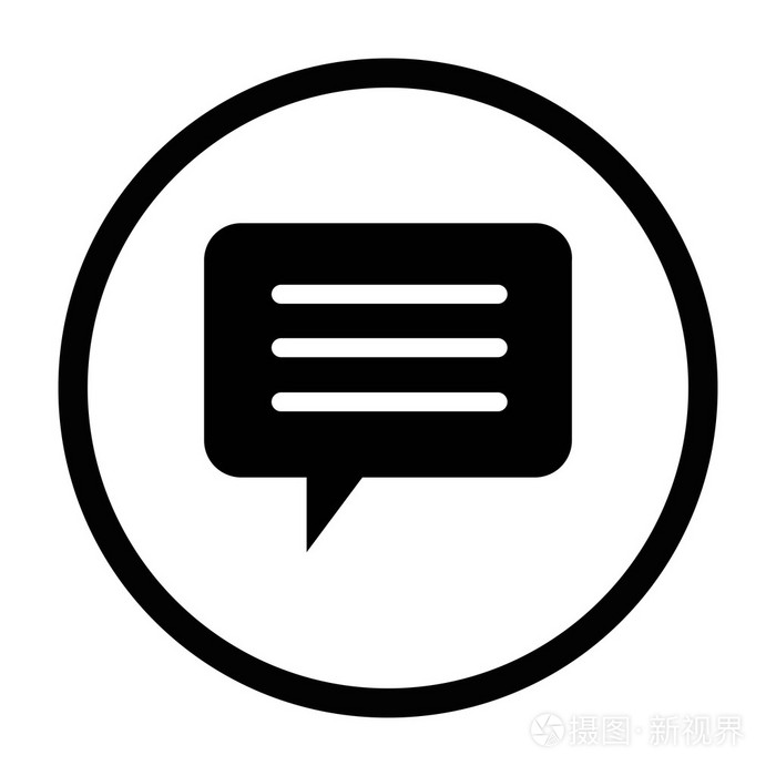 评论矢量png图标