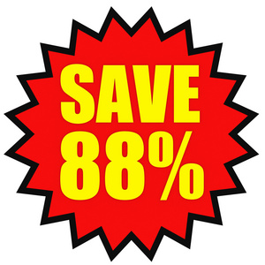 折 88.白色背景上的 3d 图照片