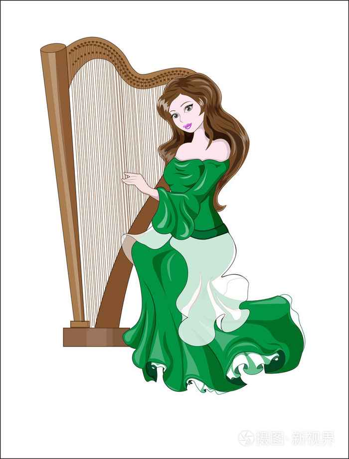 公主和竖琴