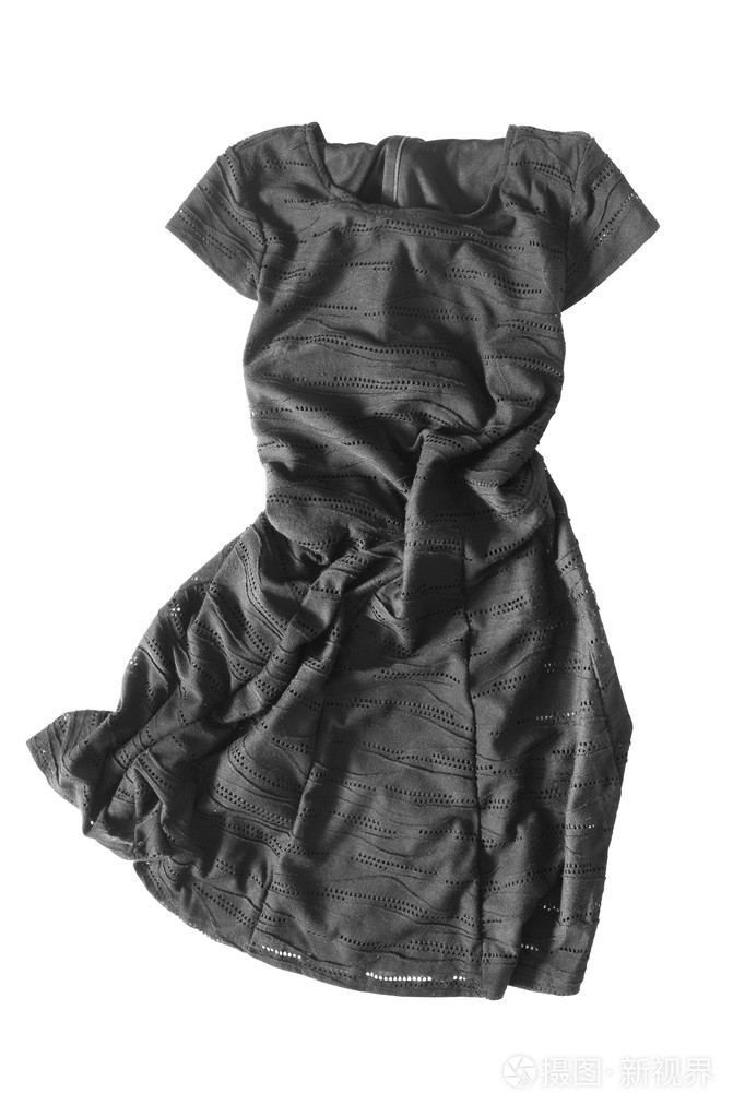 孤立的皱的衣服