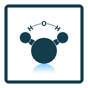 图标的化学分子水图片