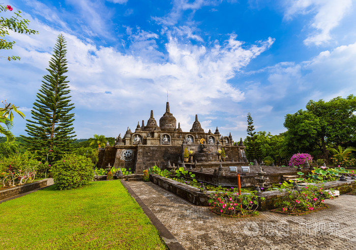 Banjar 佛教寺庙印度尼西亚巴厘岛