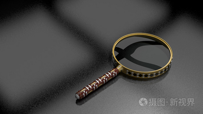 复古的放大镜