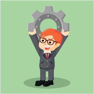 企业所有者齿轮进步提升照片