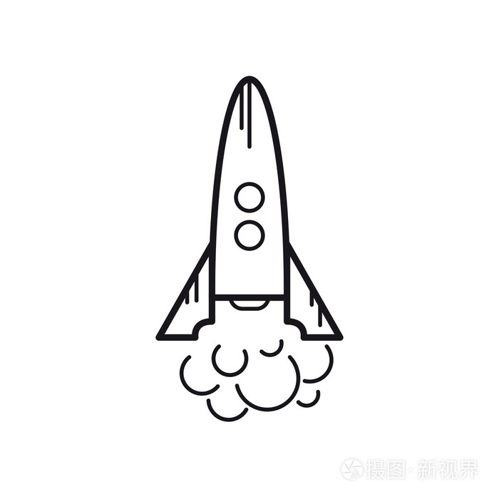 火箭起飞时的烟雾