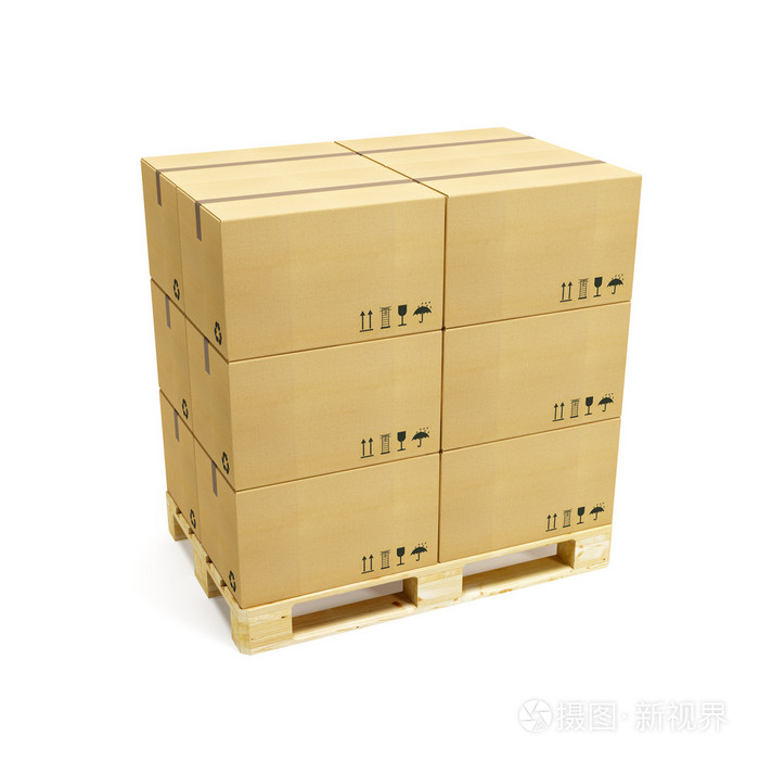 用纸板箱托盘