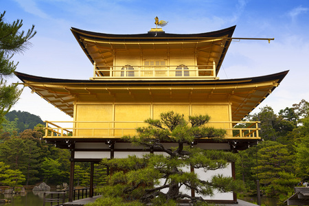 在京都的金阁图片