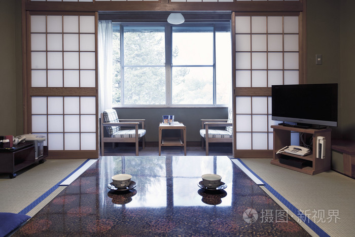 在传统风格的传统日式房间