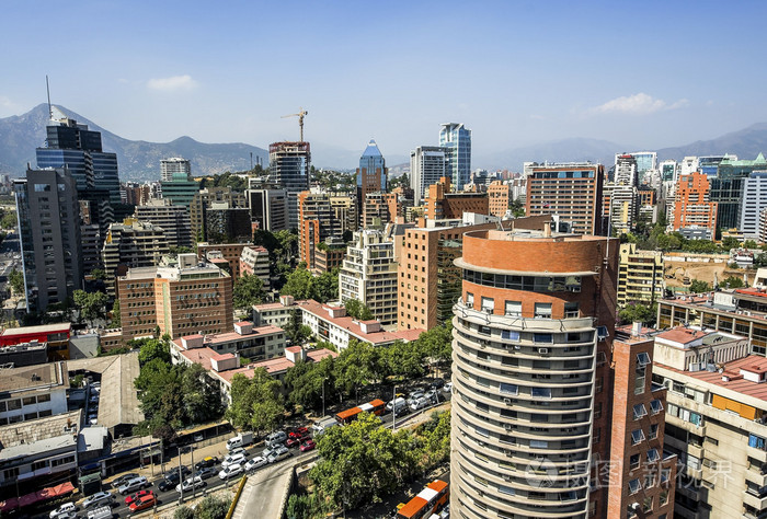 圣地亚哥的天际线