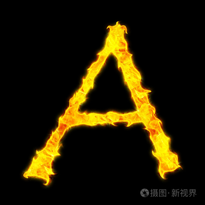 a字母图片黑色背景图片