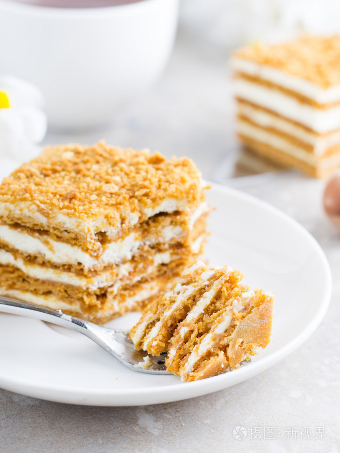 俄罗斯蜂蜜蛋糕奶油