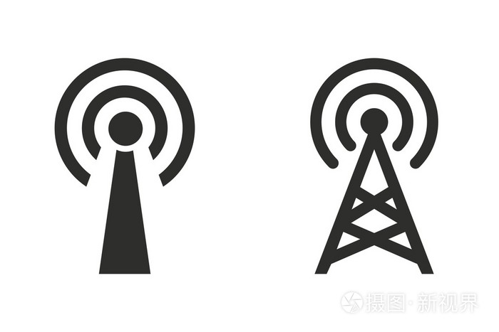 通信塔矢量图标