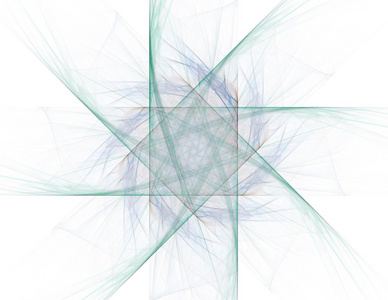 视觉上有吸引力的背景下,由概念网格曲线和分形元素作为元素适合物理