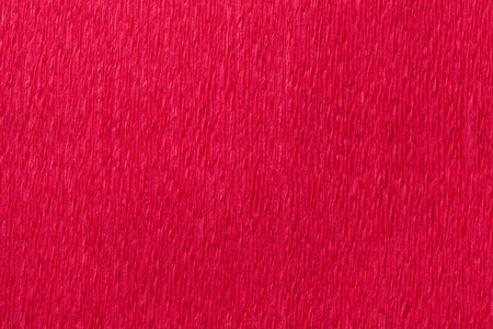 纹理明亮的红色背景的波浪波纹纸, 特写照片