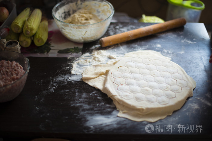 造型的饺子