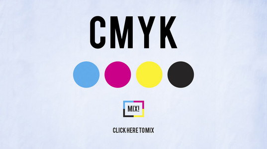 cmyk 彩色印刷照片