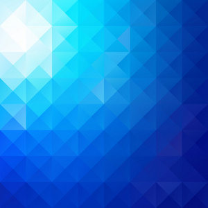 蓝色的网格马赛克背景创意设计模板