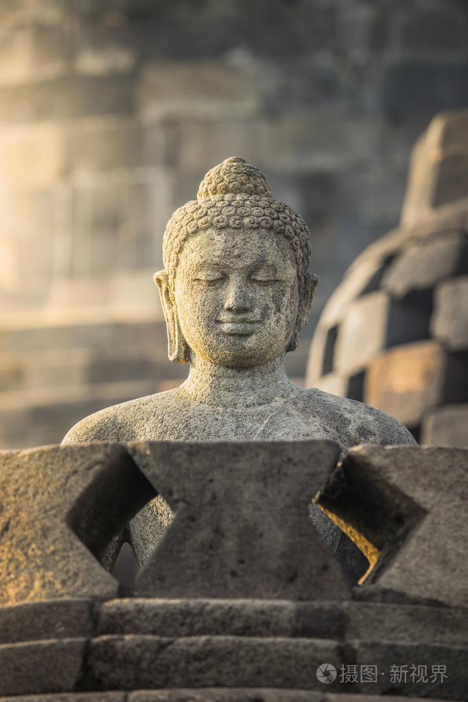 婆罗浮屠日惹indone佛寺佛像