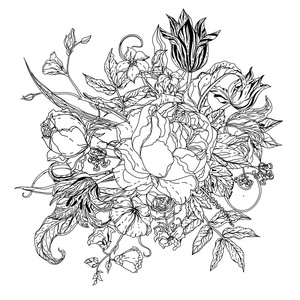 蔷薇花背景图片