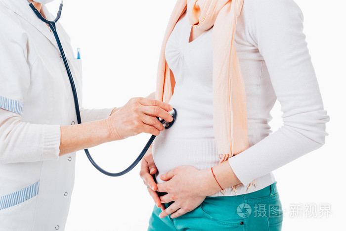 医生给孕妇的健康检查