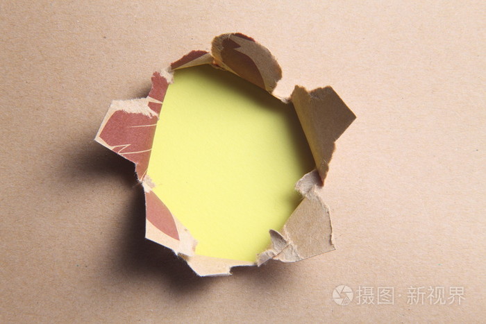 撕裂的牛皮纸照片-正版商用图片1p0agl-摄图新视界