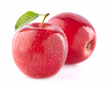 苹果与切片特写