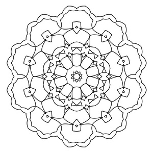 曼陀罗花纹图片-曼陀罗花纹素材-曼陀罗花纹插画-摄图新视界