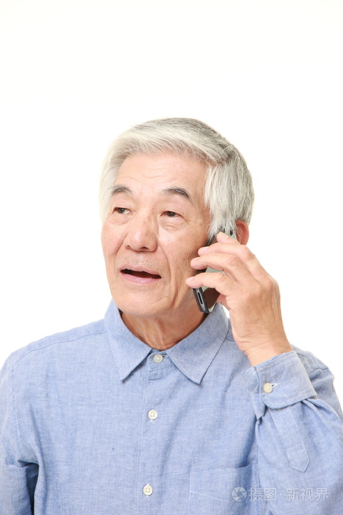 老人与智能手机