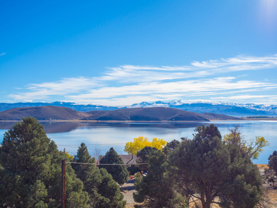 黄玉湖,内华达.,高清晰度的图像插画