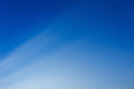 在蓝色背景上的抽象白光插画