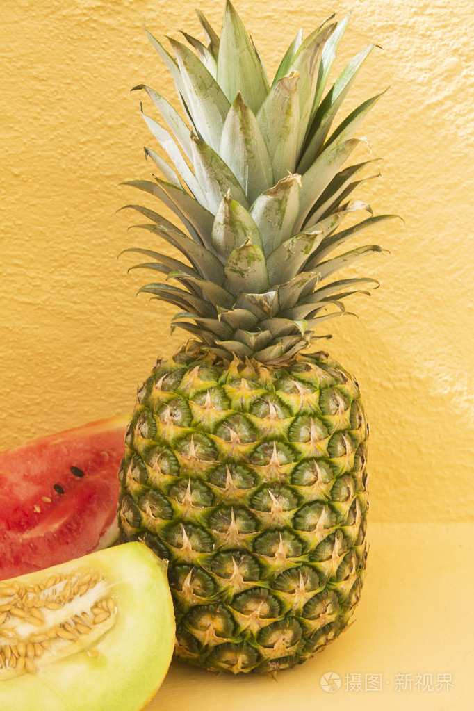 夏季水果菠萝甜瓜西瓜