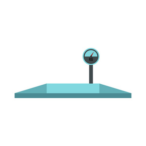 汽车衡汽车衡平面样式的图标照片