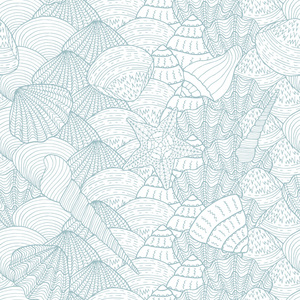 海边海螺元素图片