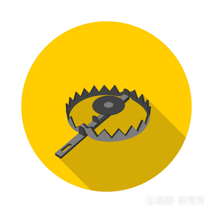 平面图标陷阱插画-正版商用图片1p2p5l-摄图新视界