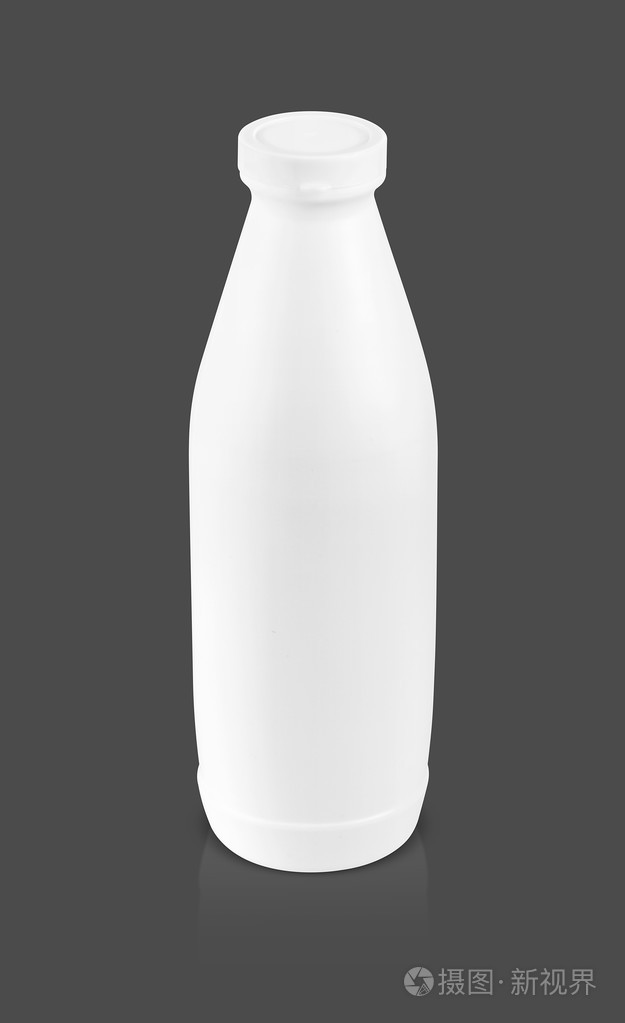 灰色的背景上孤立的空白包装饮料塑料瓶照片-正版商用图片1p2s04-摄图