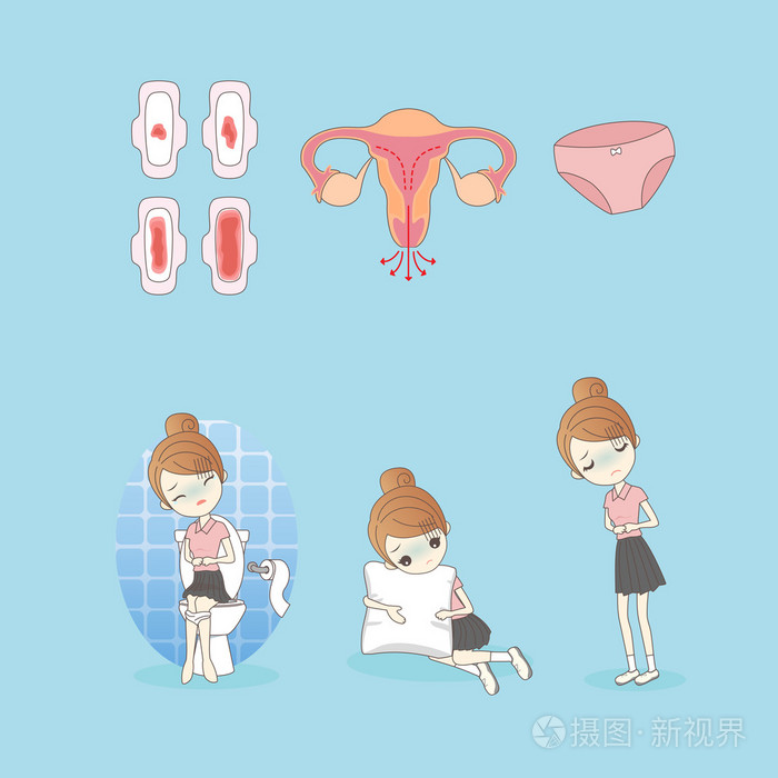 女人承受月经的苦楚