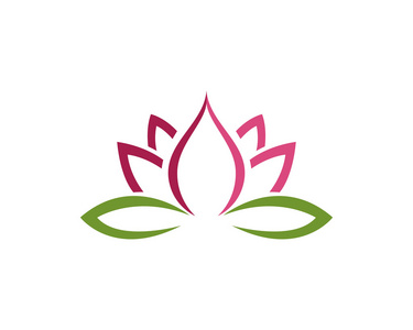 美莲花标志模板照片