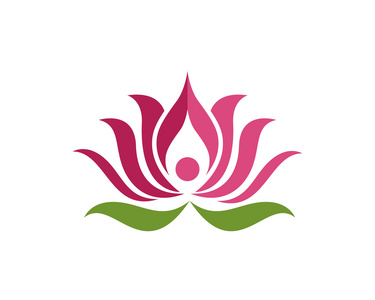 美莲花标志模板