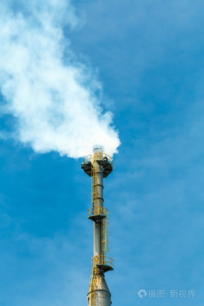 污染白烟囱冒烟