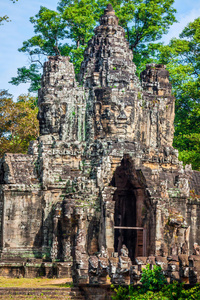 柬埔寨吴哥窟巴雍寺