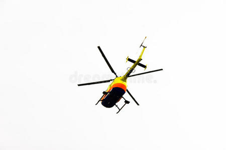 飞行直升机显示空中直升机空军