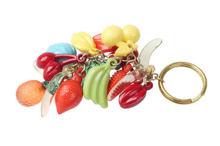 收集 纪念品 水果 戒指 礼物 塑料 小装饰品 附件 钥匙链