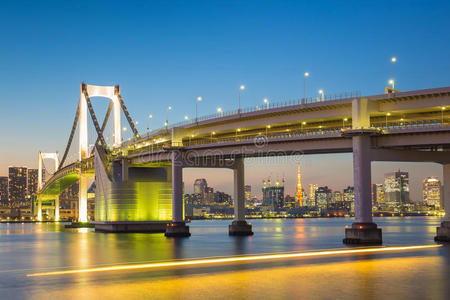 天际线 地标 商业 市中心 彩虹 建筑 风景 傍晚 港口