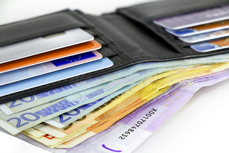 信用卡和欧元