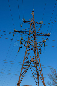 金属 通信 权力 能量 工程 绝缘 电缆 天空 行业 电路
