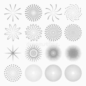 抽象点形状,设计元素集照片
