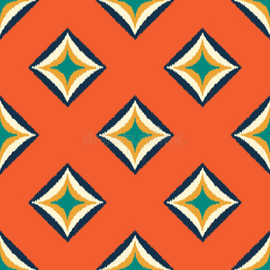 织物 海军 颜色 插图 几何学 时尚 艺术 代表 菱形花纹