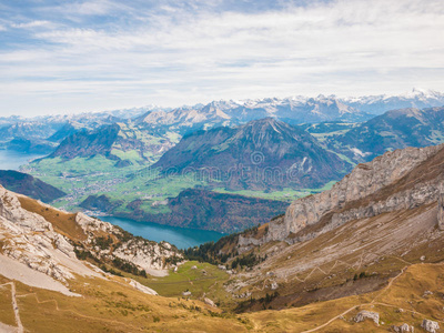 公司 自然 阿尔卑斯山 天空 范围 环境 秋天 旅行 欧洲