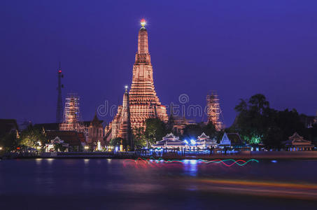 建设 历史 佛教徒 夜景 旅游 宗教 风景 寺庙 泰国 泰语